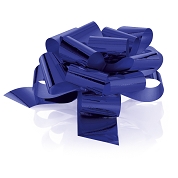 Ruban papillon miroir bleu 31mm x 50pcs