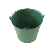 Seau métal vert fonce ø 7 ht 5.5 cm