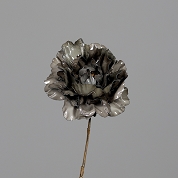 Pivoine Rigide Taupe 55 Cm
