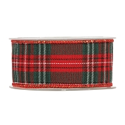 Ruban Tissu Ecossais Rouge 40mm X 10m