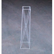 Structure métal colonne blanche  11x18 ht 70cm