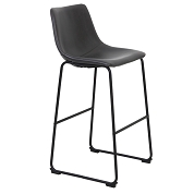 Tabouret de bar jeddo gris 47 x 46 x 99 cm