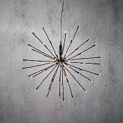 Etoile lumineuse blanc chaud 72 leds 45cm