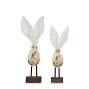 Œufs tissu avec oreilles (x2)