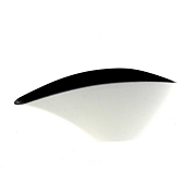 Jardinière résine blanche 28.5 x 11.5 ht 11cm