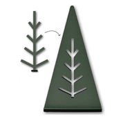 Arbre bois poetic vert 41 x ht 74 cm