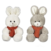 1 x Lapin écharpe Ht: 19cm