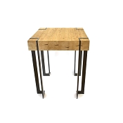 Mange debout bois 90 x 90 x ht 110 cm