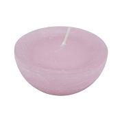 Bougie flottante "rustique" 35 x 80mm rose antique (x4)
