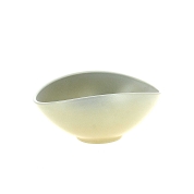 Coupe céramique ovale crème 24 x 15 ht 10.5cm