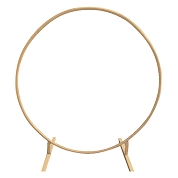 Arche métal anneau or ø 200cm