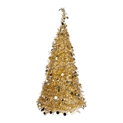 Sapin pvc or brillant ht 120cm