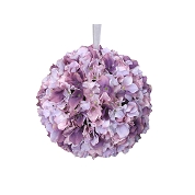Boule hortensia à suspendre violette ø 21cm