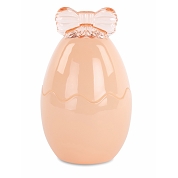Bonbonniere oeuf verre peche Ø10 x ht 17 cm