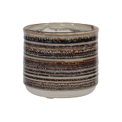 Cache-pot céramique brun ø10.5 ht 9cm
