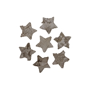 Etoile bois blanche 2.5cm x 100