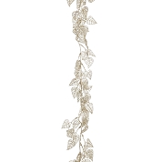 Guirlande feuille champagne 180cm