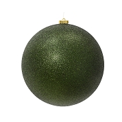 Boule Noël pailletée vert sapin ø 200mm