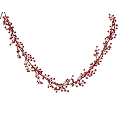 Guirlande baies rouge ht 150cm