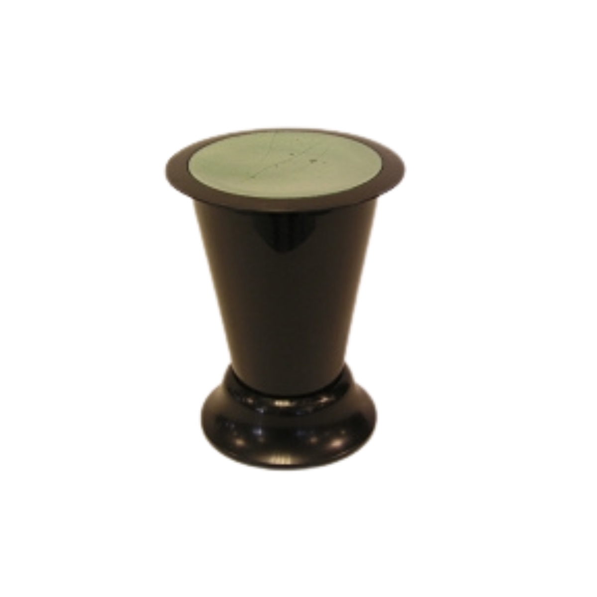Vase cone lesté
