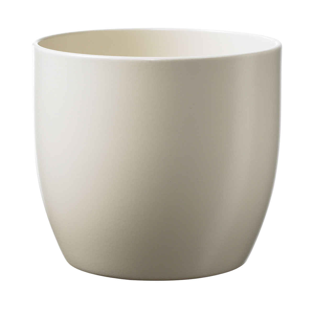 Cache-pot "basel"  ivoire ø 14 cm, ht 13 cm 