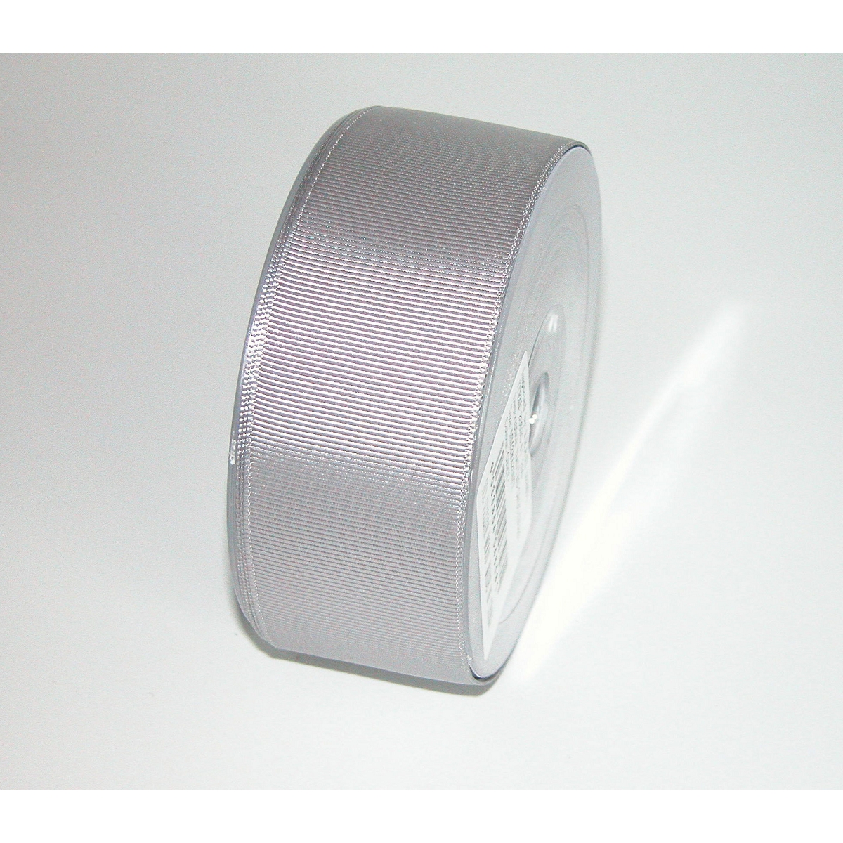 Ruban satin gros grain gris 38mm x 20m