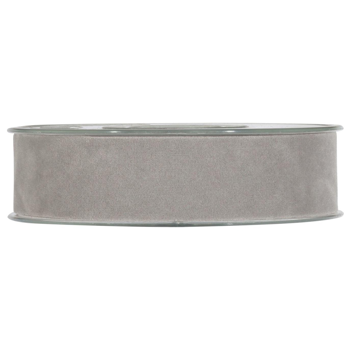 Ruban velours gris 15 mm x 7 m