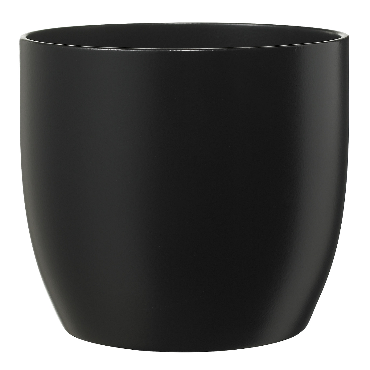 Cache-pot basel noir ø21 ht20cm