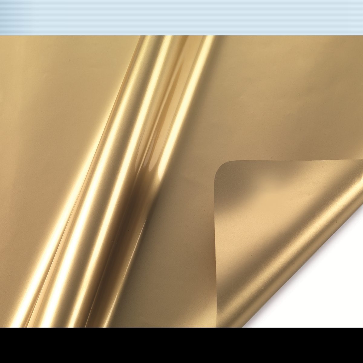 Bobine lucido satin or 0.70 x 50m