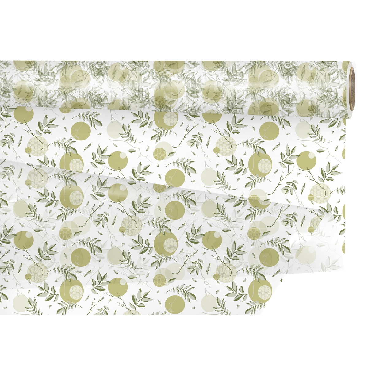 Bobine opaline mouvance kaki 0.80 x 40m