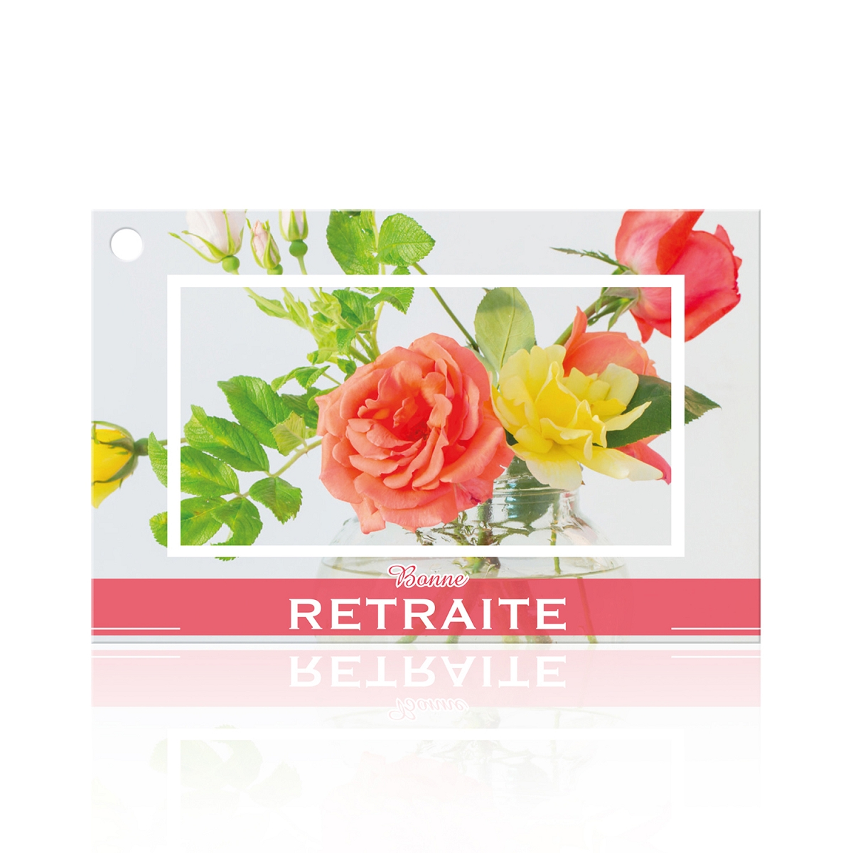 Cartes jeso brillant "bonne retraite"