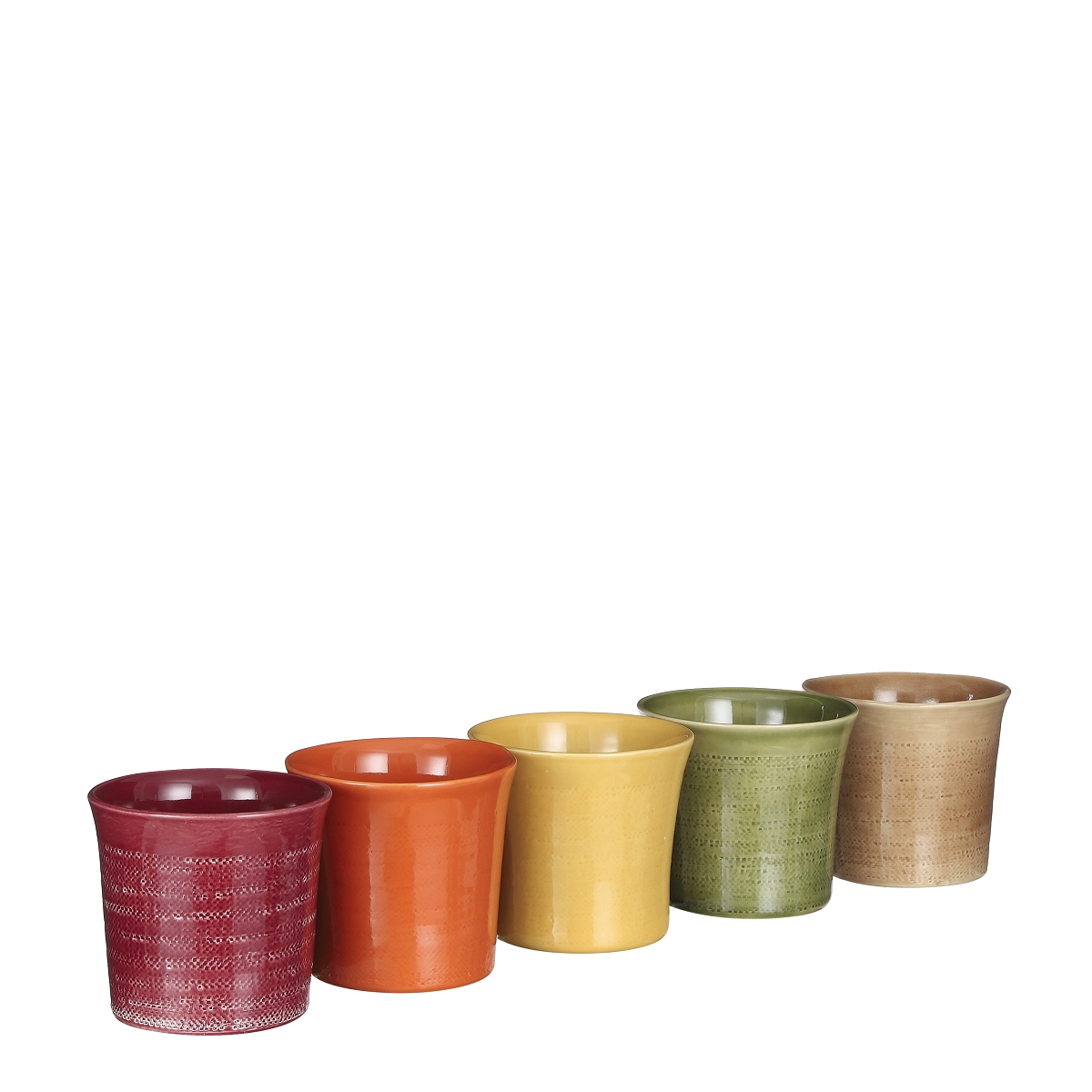 Cache-pot couleur Ø15 ht 14 cm