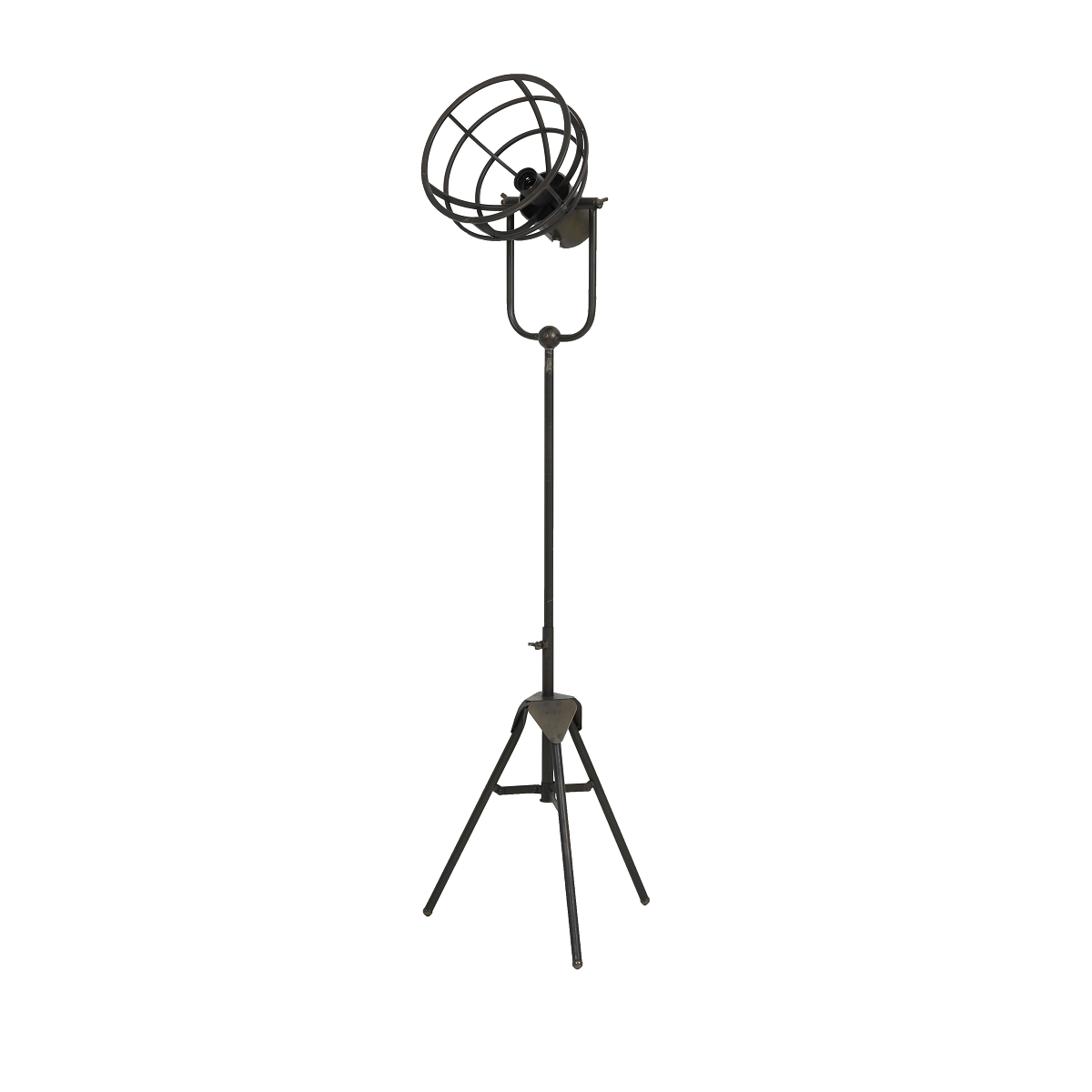 Lampadaire Metal Gunar Ht 133 Cm Bronze