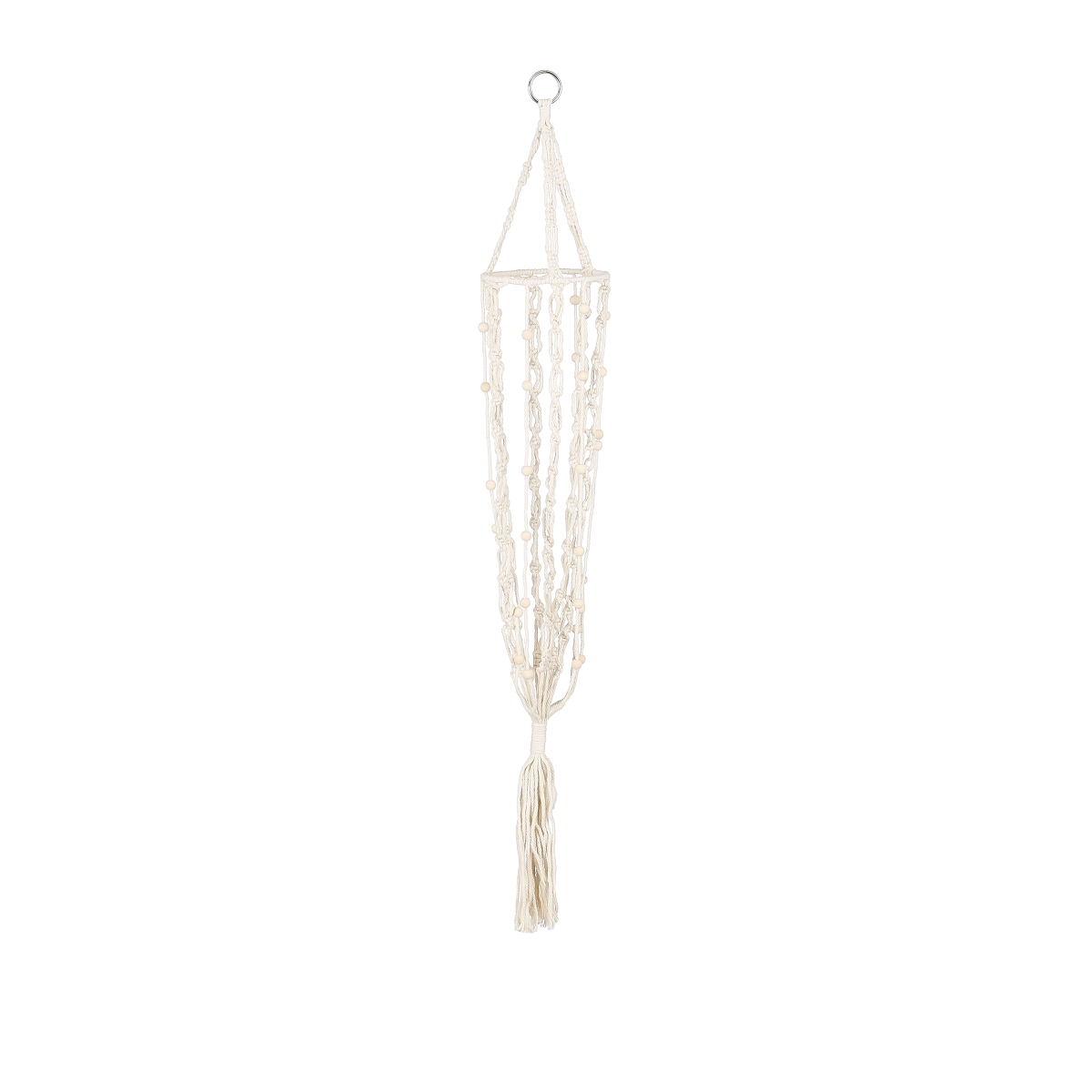 Macrame Blanc Casse Ht 100cm