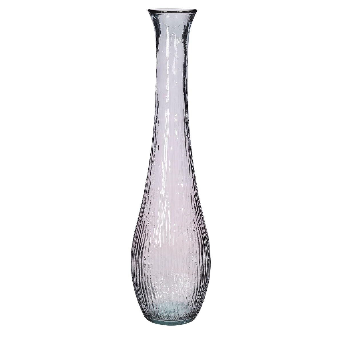 Bouteille Verre Rose Ø25 Ht 99cm