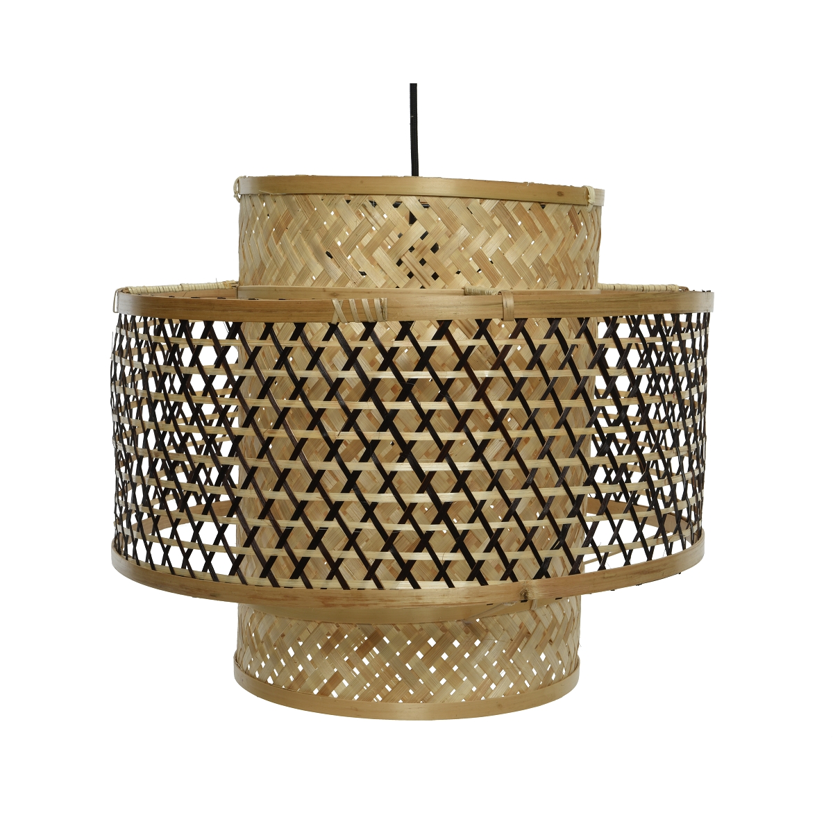 Lampe A Suspendre Bambou Ø50 Ht 30cm