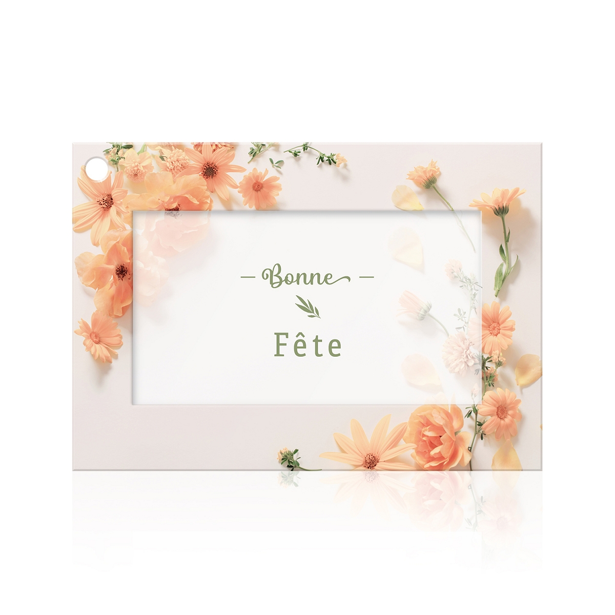 Carte jeso Fleur de fleur " Bonne Fête"