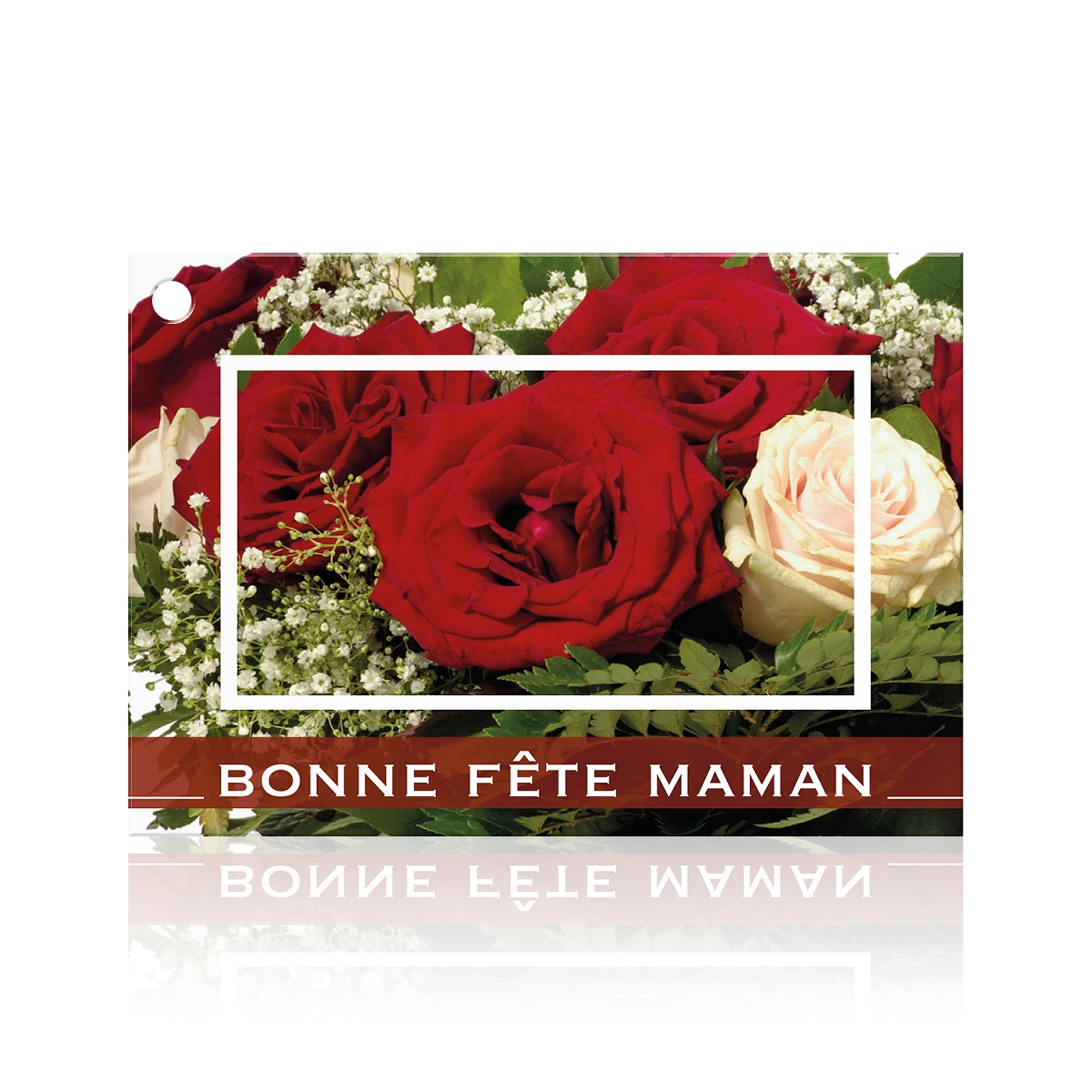 Cartes jeso brillant "bonne fête maman"