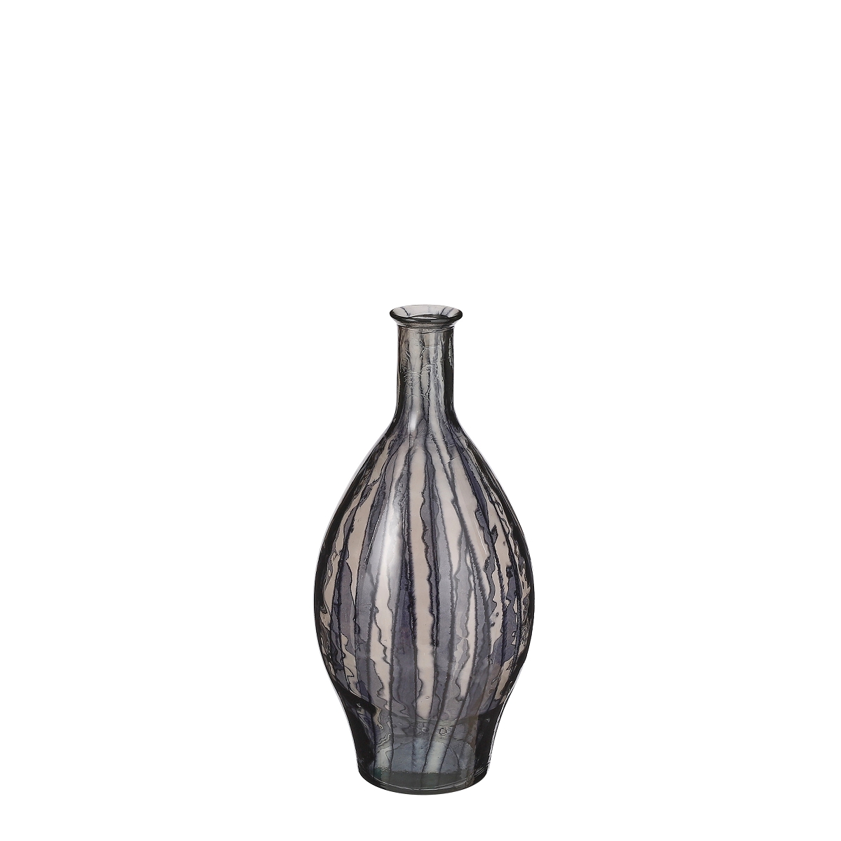 Vase verre palermo noir ø28 ht 60cm