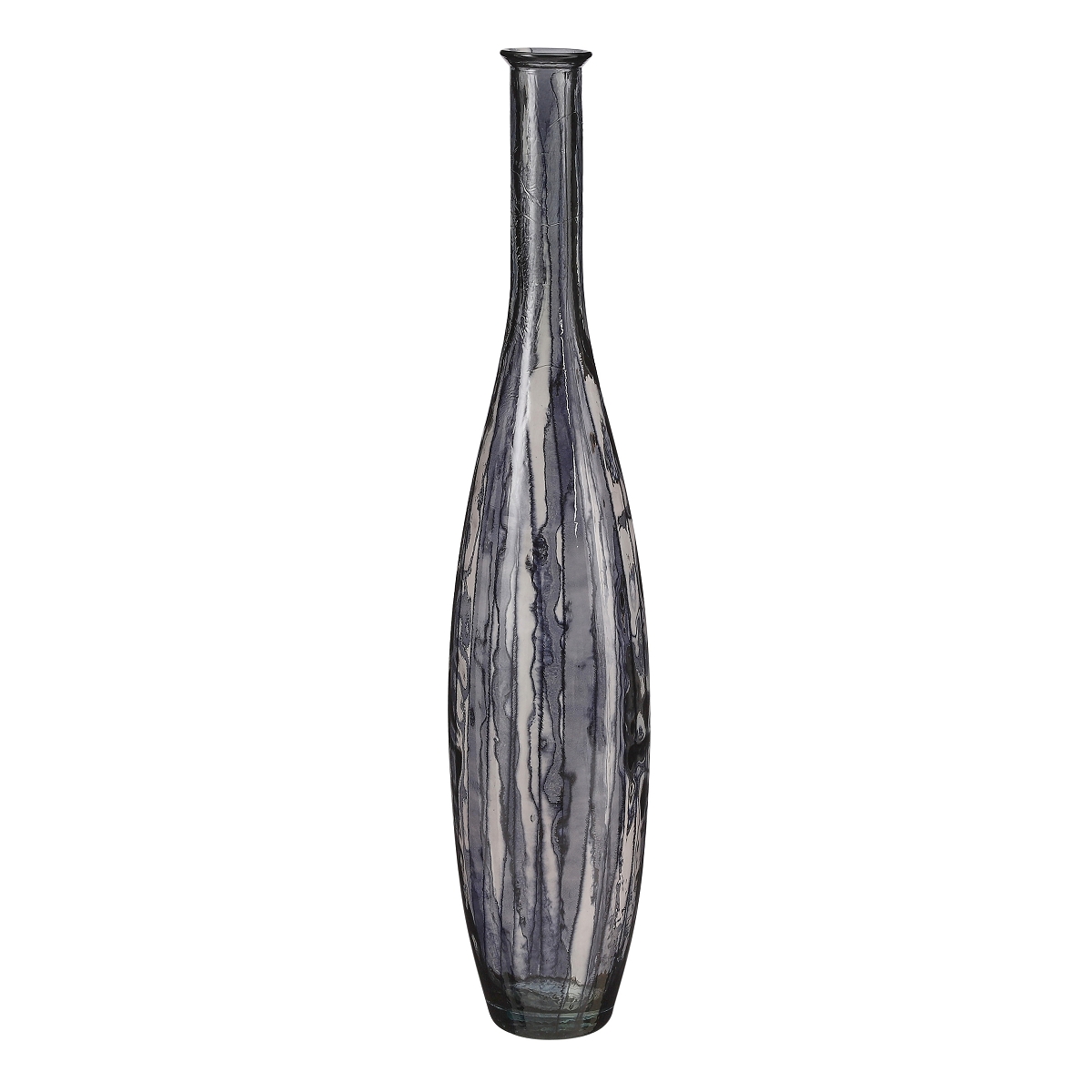 Vase verre palermo noir ø20 ht 100cm