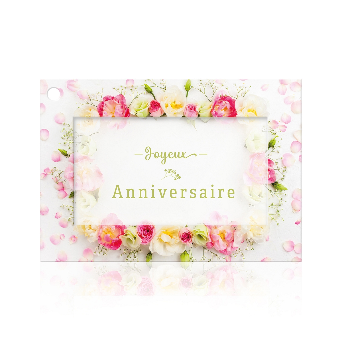 Cartes Jeso Fleur de fleur "Joyeux Anniversaire"