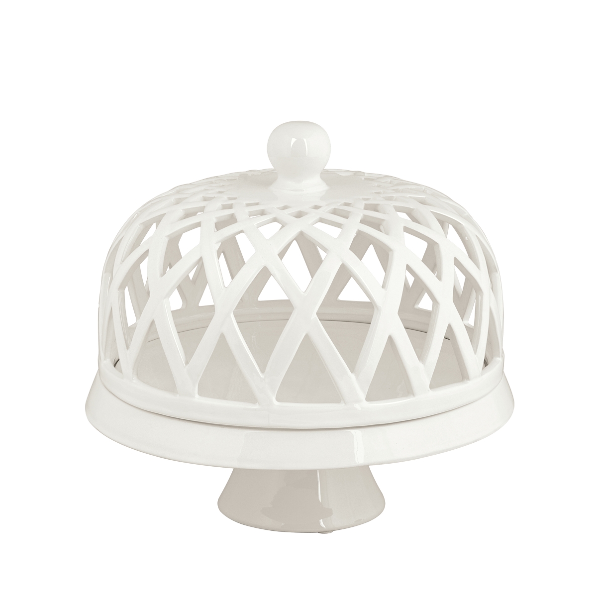 Cloche céramique blanche