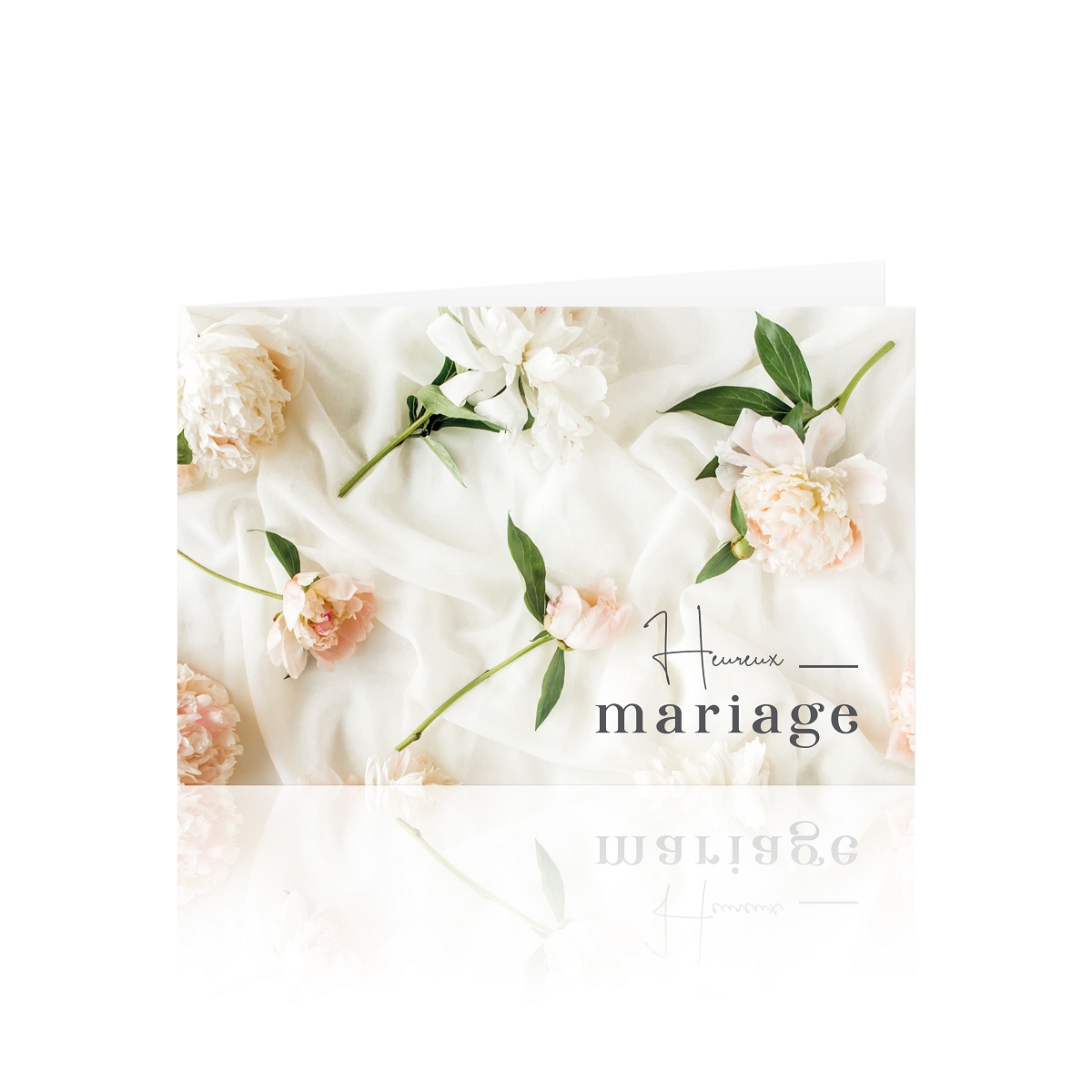 Cartes jeso romantico "heureux mariage"