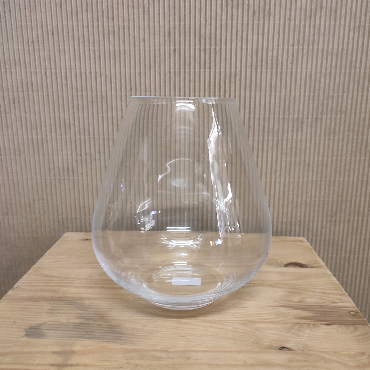 Vase verre ø18 ht 21cm