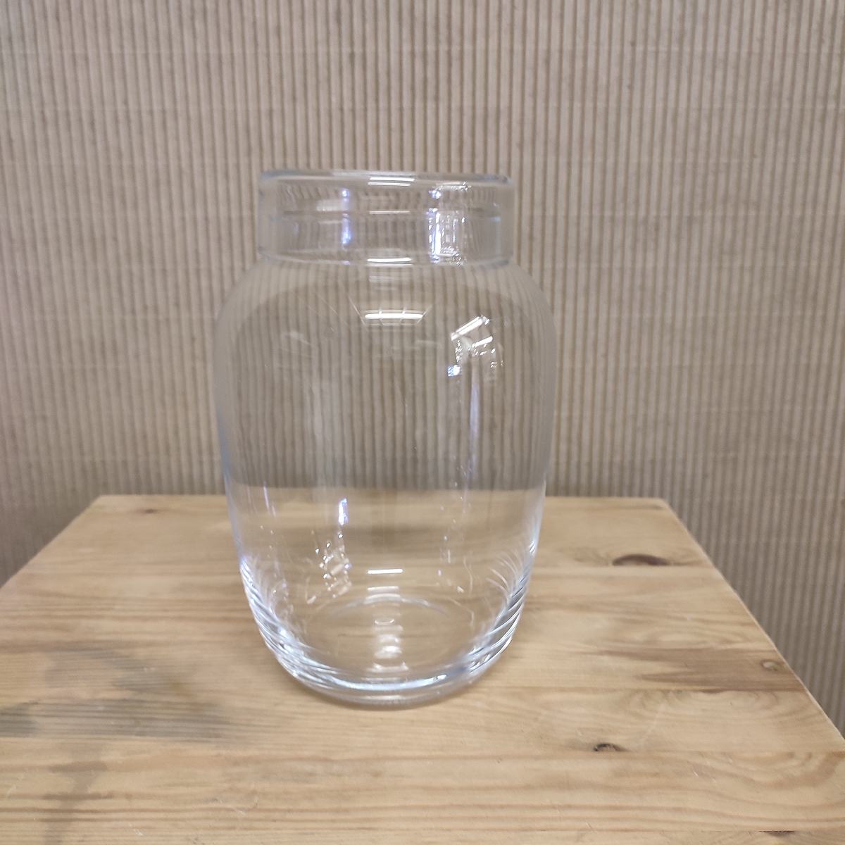 Terrarium verre + couvercle ø13.5 ht 21cm