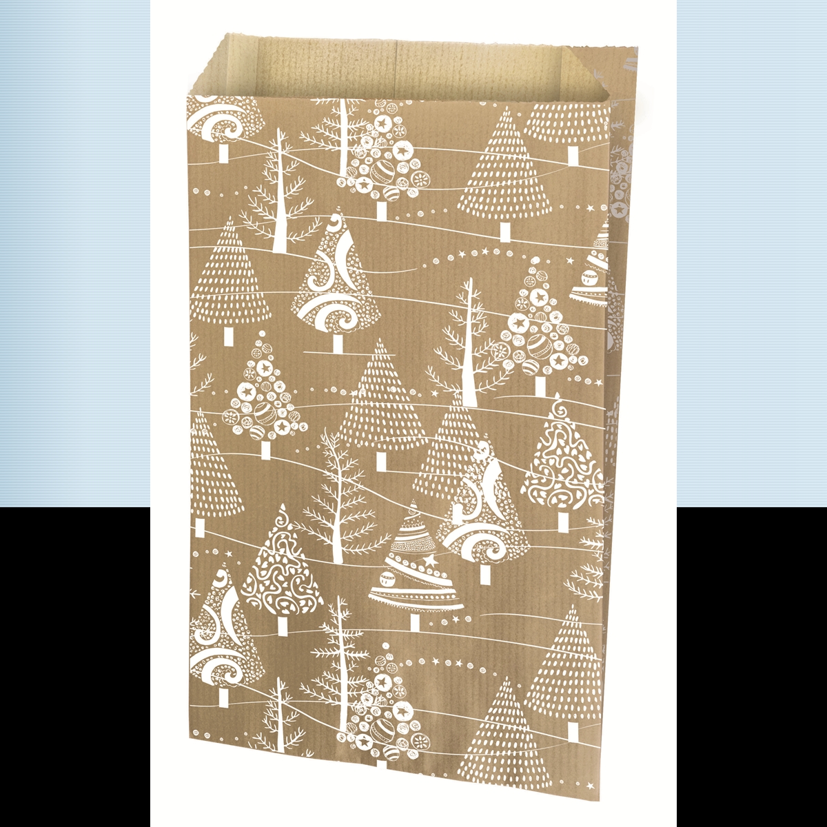 Sachet kraft écru isidore 12 x 4.5 Ht 20cm (x150)