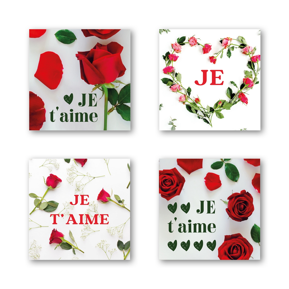 Etiquettes jeso quadro "je t'aime"