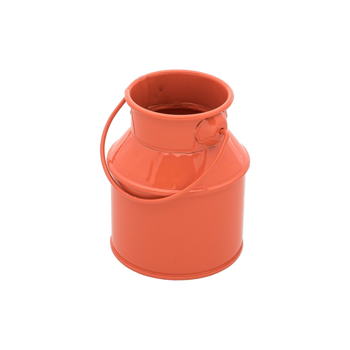 Pot à lait avec anse ø5 ht 9cm orange