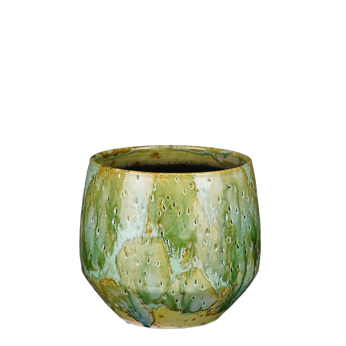 Cache-pot céramique harris vert ø20 ht 18cm