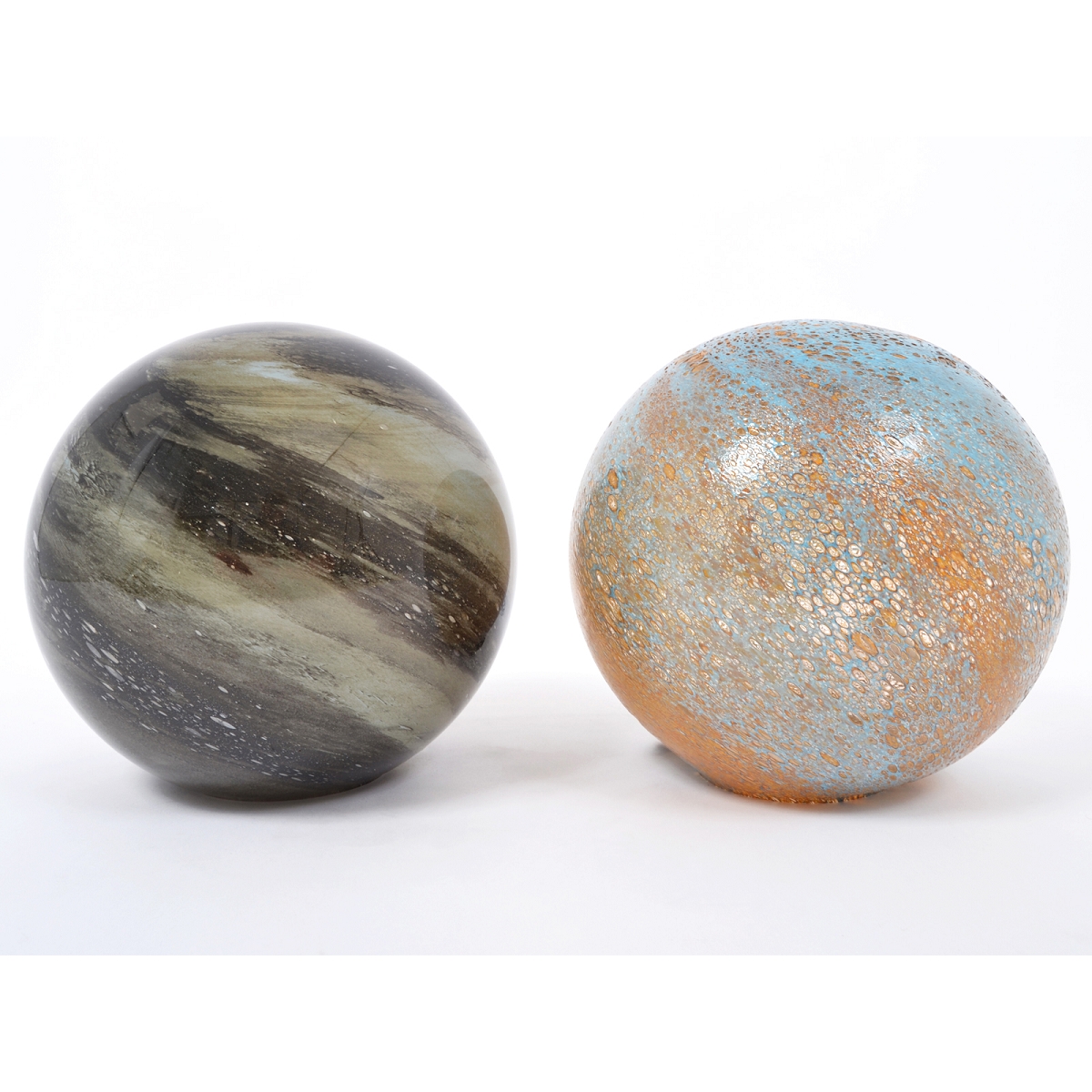 Lampe verre boule "galaxie" 29cm ass